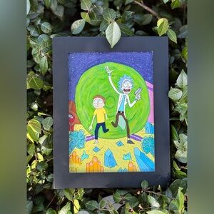 Rick And Morty Painting Gift